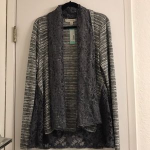 Arminda Lace Trim Cardigan